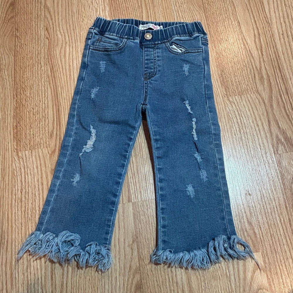 Mae Li Rose pull on‎ toddler jeans 4/5